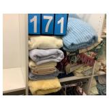 Assorted Bath Towels And Throw Blankets