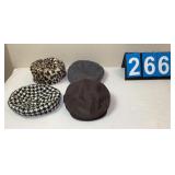 Assorted Hats Incl Kate Landry Beret