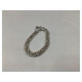 Beautiful Sterling Silver Byzantine Bracelet