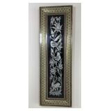 Silver Toned Metal  Wall Plaque
