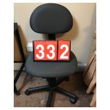 Adjustable Grey Fabric Office Task Chair