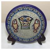 HP Tamimi Mosaic Fish Decorative Plate 6.5in
