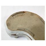 Studio Pottery Crescent Dish Signed
