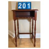 Wooden Vintage Telephone  Table 18x14x30