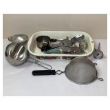 Assorted Kitchen Utensils And Baking Dish