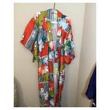 Two Japanese Style Kimono Robes