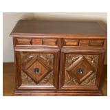 Wooden Jewelry Chest w/ Mirror