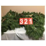 Vtg Artificial Pine Garland