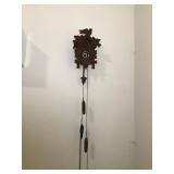 Vtg Black Forest Cuckoo Clock
