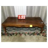 French Provincial Style Walnut Coffee Table