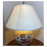 Ceramic Floral Ginger Jar Table Lamp