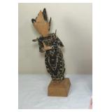 Vintage Balinese Coin Figurine 12 3/4 in