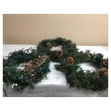 Artificial Pinecone Christmas Wreaths