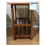Wooden Magazine Table 14x20 In