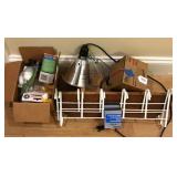 Assorted Household Clamp Light And Hook Rack