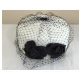 Vintage Liz Claiborne White Straw Hat