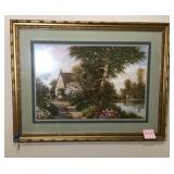 David Garcia Signed Landscape Print 42x32 in