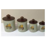 Mushroom Pattern Canister Set