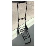 Black Metal Folding Utility Cart
