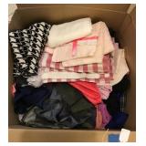 Assorted Household Textiles And Linens