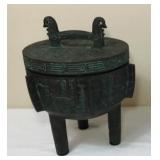Vintage Style Bronze Tripod Censer