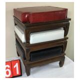 Set Of Three Nesting Stools