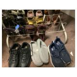 Assorted Footwear On Metal Rack-Womens Size 7-8