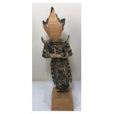 Vintage Balinese Coin Figurine 12 3/4 in