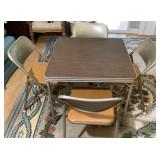 Folding Card Table And Chairs Set