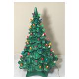 Vintage Ceramic Christmas Tree w/ Lights