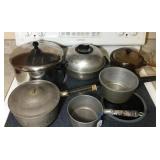 Assorted Aluminum And Glass Cookware
