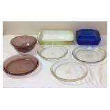 Assorted Pyrex Glass Bakeware