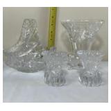 Cut Glass Tableware Basket Vase Votives