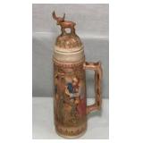Vintage Ceramic Beer Stein 16 3/4 in