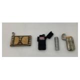 Assorted Lighters Incl Marlboro/Match Holder