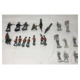 Assorted Painted Metal Military Figures