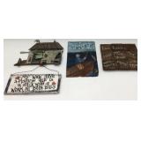 Fishing Theme Wall Plaques Set