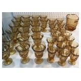 Amber Glass Beverage Set