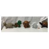Assorted Small Turtle Figurines
