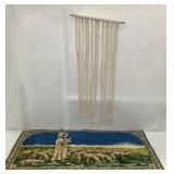 Macrame Wall Hanging & Shepherd Tapestry