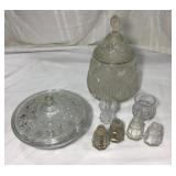 Pressed Glass Tableware Assortment