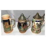Decorative Beer Stein Set