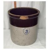 3 Gallon Stoneware Crock