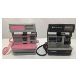 Two Polaroid 600 Instant Cameras