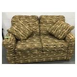 Upholstered Flex Steel Loveseat Size 57in