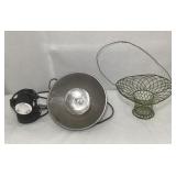 Industrial Work Light & Wire Basket