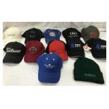 Assorted Branded Baseball Caps And Beanie