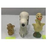 Three Vtg Ceramic Figurines