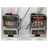 Pair Of Small Slot Machine Banks