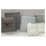 Assorted Decorative Throw Pillows